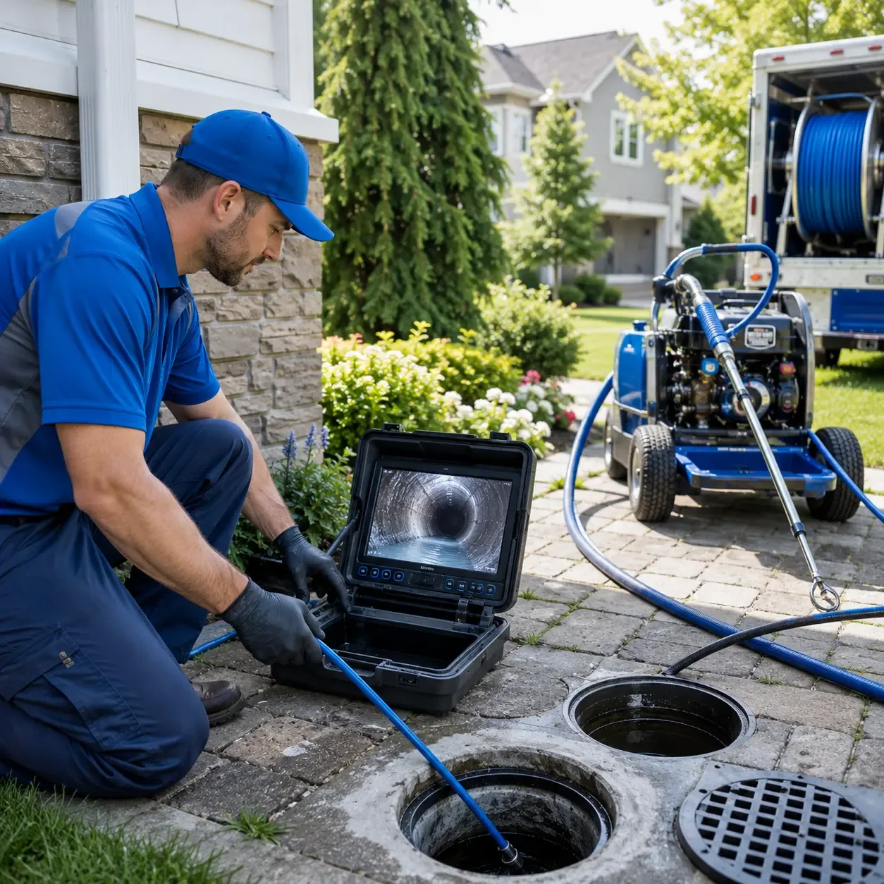Outdoor drain cleaning professionals serving Obernburg, NY